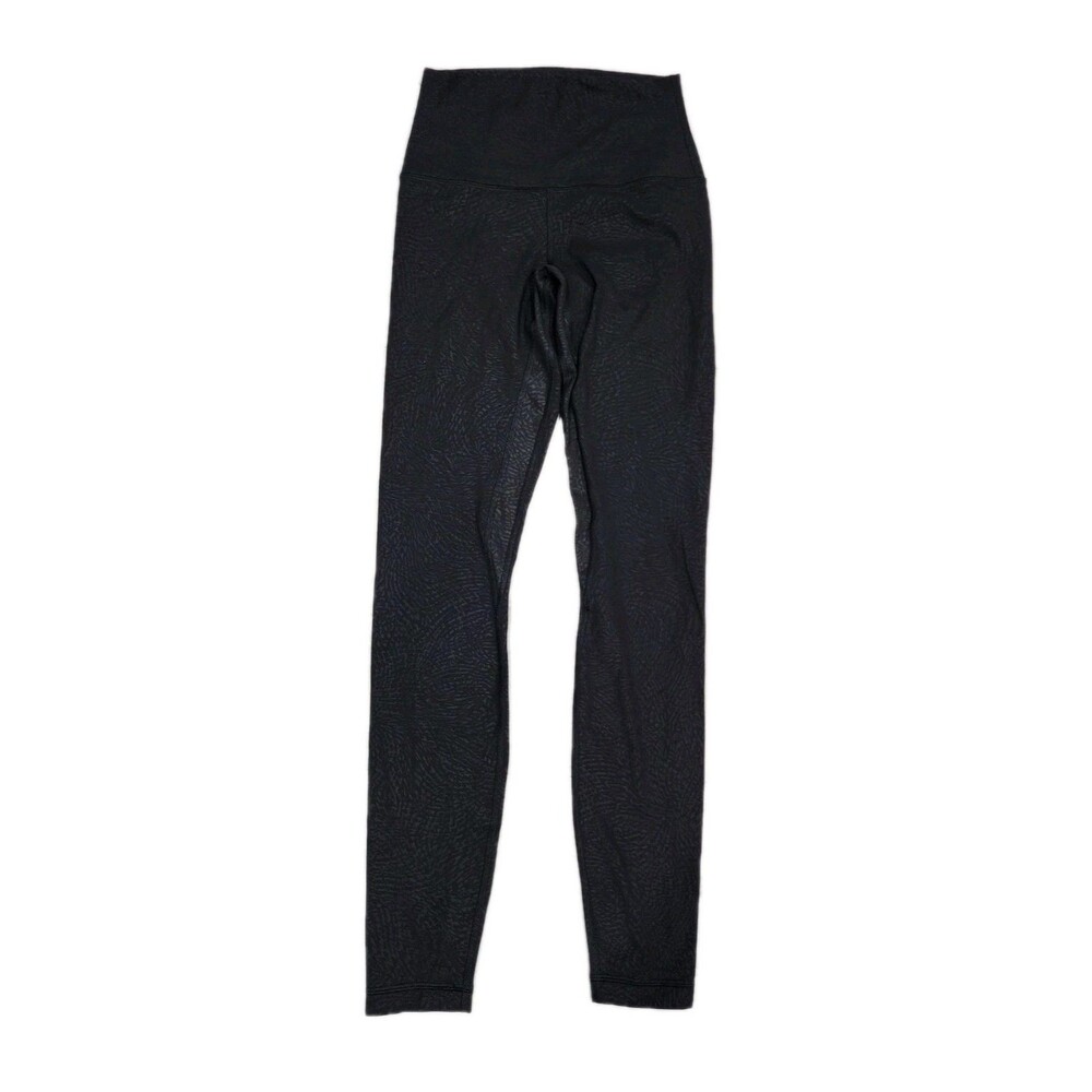 LULULEMON Women's Leggings Black Printed Sizes 4